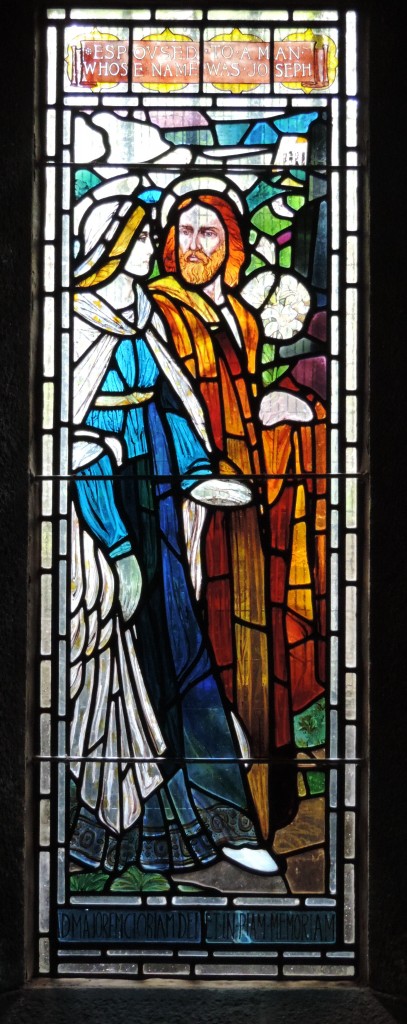 Post 43 Betrothal of Mary, Stachan window, SMC